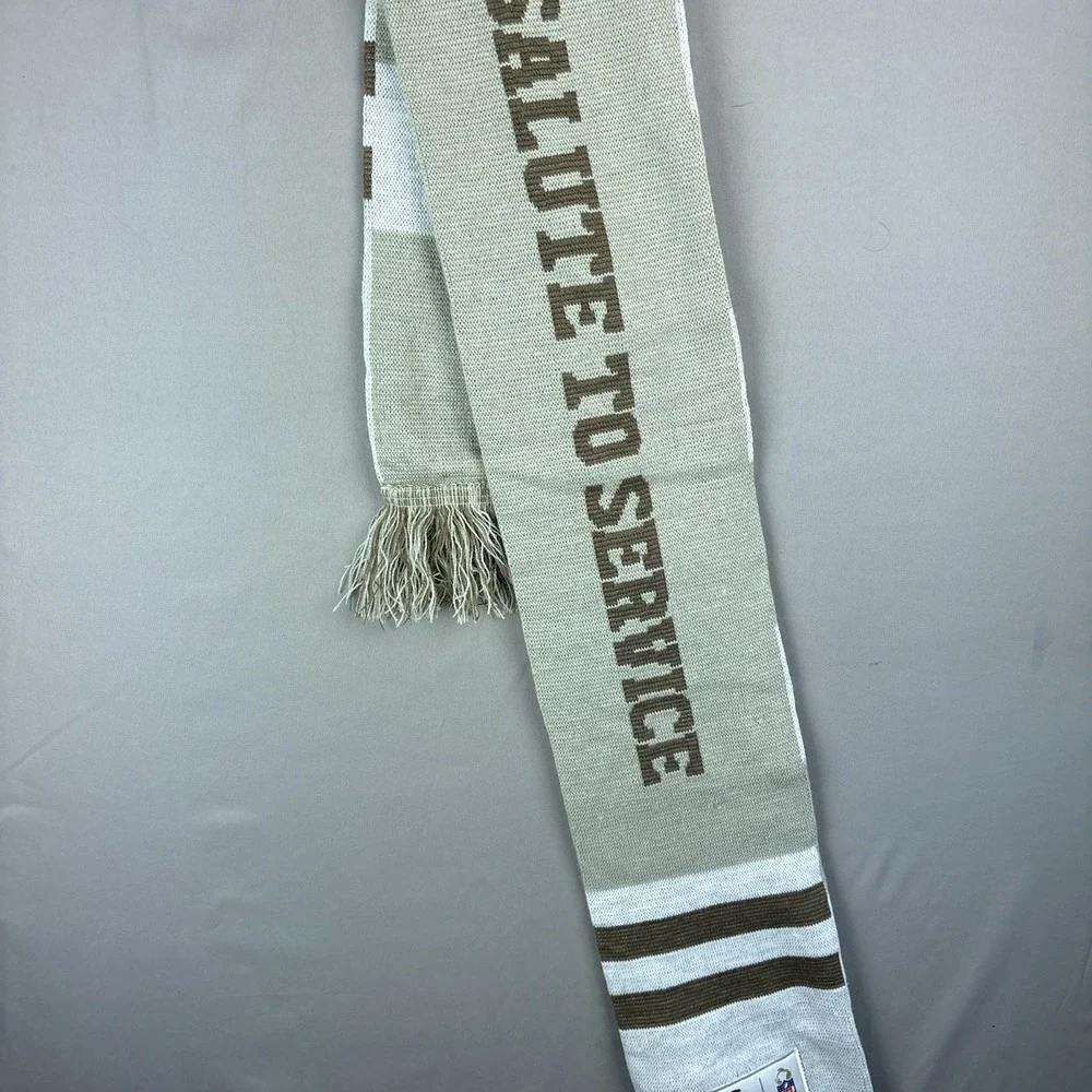 NFL Salute To Service USAA Tan / White Scarf 56